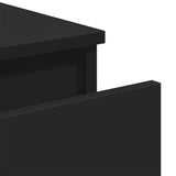 Sideboard Black 60x35x76 cm Engineered Wood 801383