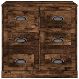 Sideboard Smoked Oak 70x35.5x67.5 cm Engineered Wood 816437