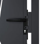 Garden Gate Anthracite 105x180 cm Steel Grass Design 153170