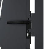 Garden Gate Anthracite 105x180 cm Steel Grass Design 153170