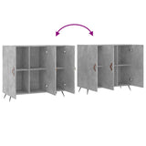 Sideboard Concrete Grey 90x34x80 cm Engineered Wood 828080