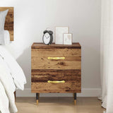 Bedside Cabinet Old Wood 40 x 35 x 47.5 cm Engineered Wood 881977