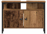Bathroom Sink Cabinet Old Wood 60x30x60 cm Engineered Wood 862232