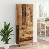 Highboard Old Wood 69.5 x 34 x 180 cm Engineered Wood 3415714