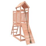 Playhouse with Climbing Wall Solid Wood Douglas 3155868