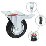 12 pcs Swivel Casters 160 mm 278027