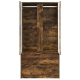 Bathroom Cabinet Smoked Oak 79.5 x 49 x 156 cm Engineered Wood 3406250
