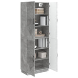 Cabinet Set 2 pcs Concrete Grey Engineered Wood 3416784