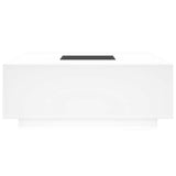 Coffee Table with Infinity LED White 100x100x40 cm 3284042