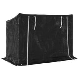 Firewood Rack with Rain Cover 151x80.5x110.5 cm Galvanised Steel 4104942