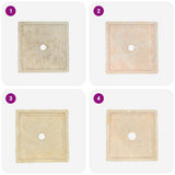 Sink Cream 40x40x10 cm Marble 149168