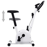 Exercise Bike with Belt Resistance White 92137