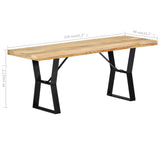 Bench 110 cm Solid Mango Wood 247951
