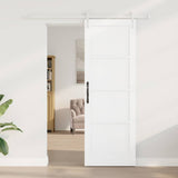 Sliding Door ORKDAL White 73.5 x 211 cm Solid Pine Wood 3333693