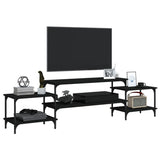 TV Cabinet Black 197x35x52 cm Engineered Wood 826325