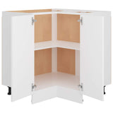 Corner Bottom Cabinet "Lyon" White 75,5x75,5x81,5 cm Engineered Wood 802489
