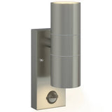 Outdoor Wall Lights 2 pcs Silver 7 x 10 x 22 cm Stainless steel 4005994