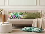 Cushion Leaf with Pillow HOUTEN 12 pcs Leaf Pattern Polyester 934080
