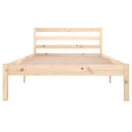 Bed Frame without Mattress Solid Wood Pine 100x200cm 810420