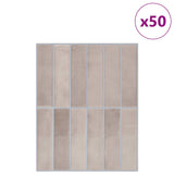 Rectangular Tile 50 pcs Beige Coffee 29 x 22.9 cm 42021274