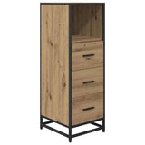 Bathroom Furniture Set 4 pcs Artisan Oak Engineered Wood 3402412