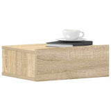 800313 Floating Nightstands 2 pcs Sonoma Oak 40x30x15 cm Engineered Wood