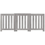 Radiator Cover Grey Sonoma 205x21.5x83.5 cm Engineered Wood 852767