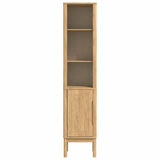 Bathroom Tall Cabinet FLORO Wax Brown 35 x 30 x 160 cm 42011239