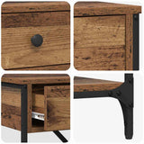 Console Table with Drawer Brown 100 x 34.5 x 75 cm Wood 871304