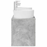 Bathroom Cabinet Set 3 pcs Concrete Grey 49.5 x 44.5 x 65 cm 3405878