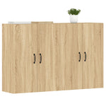 Wall Mounted Cabinets 2 pcs Sonoma Oak Engineered Wood 3197883