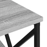 Bedside Cabinet 2 pcs Grey Sonoma 41.5 x 40.5 x 55 cm 859557