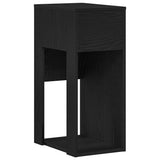 Computer Tower Stand with Drawer Black 30x44x74 cm 858732