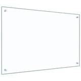 Kitchen Backsplash 2 pcs Transparent 90 x 60 cm Tempered Glass 3415430