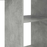 Desk with Shelf Concrete Grey 142 x 102 x 73 cm Engineered Wood 869293