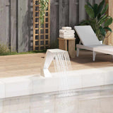 Pool Fountain Stainless Steel 64x30x52 cm Silver 43694