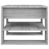 Coffee Table Grey Sonoma 55.5x55x45 cm Engineered Wood 816932