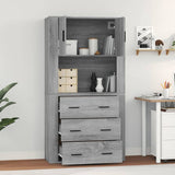 Highboard Grey Sonoma Engineered Wood 3185389