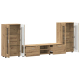 TV Cabinet Set FLORIN 3 pcs Artisan Oak Engineered Wood 3397943