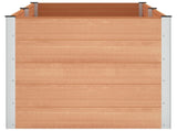 Garden Raised Bed Brown 250 x 100 x 91 cm 42039011