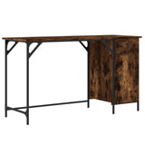 Computer Desk Smoked Oak 131x48x75 cm Engineered Wood 836220