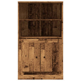 Highboard Old Wood 60x35.5x103.5 cm Engineered Wood 857147