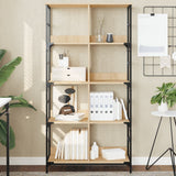 Bookshelf Sonoma Oak 78.5x33x153 cm Engineered Wood 835255