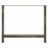 Dining Table Legs Natural Steel 2 pcs 100x cm Steel 4013323