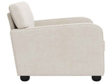 Armchair Cream Chenille 42043441