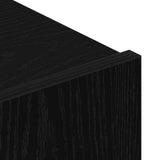 TV Cabinet Set 3 pcs Black Oak Engineered Wood 3333056