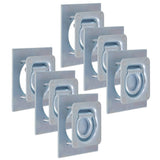 Lashing Rings for Trailer 6 pcs Galvanised Steel 2000 kg 142672