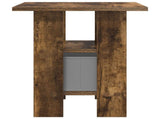 Bedside Table 2 pcs Smoked Oak 41 x 40 x 45 cm Engineered Wood 8000429