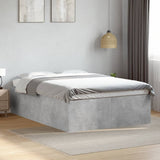 Bed Frame without Mattress Concrete Grey 140x190 cm 3280940