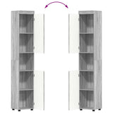 Bathroom Furniture Set TULUM 3 pcs Grey Sonoma 60 x 34 x 63 cm 3398040